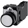 [3SU1100-0AB80-1FA0] SIEMENS/EP pulsador, 22 mm, redondo, plástico (New)