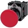 [3SU1100-1BA20-1CA0] SIEMENS/EP pulsador de seta, 22 mm, redondo,  (New)