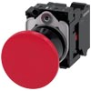 [3SU1100-1BA20-3CA0] SIEMENS/EP pulsador de seta, 22 mm, redondo,  (New)