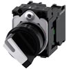 [3SU1100-2BF60-1MA0] SIEMENS/EP selector, iluminable, 22 mm, redon (New)