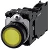 [3SU1102-0AB30-3FA0] SIEMENS/EP pulsador luminoso, 22 mm, redondo, (New)