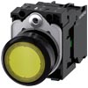 [3SU1103-0AB30-1BA0] SIEMENS/EP pulsador luminoso, 22 mm, redondo, (New)