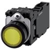 [3SU1103-0AB30-1FA0] SIEMENS/EP pulsador luminoso, 22 mm, redondo, (New)