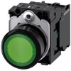 [3SU1103-0AB40-1BA0] SIEMENS/EP pulsador luminoso, 22 mm, redondo, (New)