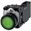 [3SU1103-0AB40-1FA0] SIEMENS/EP pulsador luminoso, 22 mm, redondo, (New)