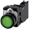 [3SU1103-0AB40-3FA0] SIEMENS/EP pulsador luminoso, 22 mm, redondo, (New)