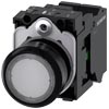 [3SU1103-0AB70-3BA0] SIEMENS/EP pulsador luminoso, 22 mm, redondo, (New)