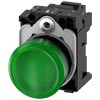[3SU1103-6AA40-3AA0] SIEMENS/EP lámpara de señalización, 22 mm, re (New)