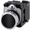[3SU1150-0AB10-3BA0] SIEMENS/EP pulsador, 22 mm, redondo, metal, b (New)