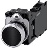 [3SU1150-0AB10-3FA0] SIEMENS/EP pulsador, 22 mm, redondo, metal, b (New)