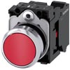 [3SU1150-0AB20-3CA0] SIEMENS/EP pulsador, 22 mm, redondo, metal, b (New)
