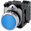 [3SU1150-0AB50-3BA0] SIEMENS/EP pulsador, 22 mm, redondo, metal, b (New)