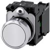 [3SU1150-0AB60-1BA0] SIEMENS/EP pulsador, 22 mm, redondo, metal, b (New)