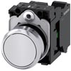[3SU1150-0AB60-3BA0] SIEMENS/EP pulsador, 22 mm, redondo, metal, b (New)
