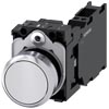 [3SU1150-0AB60-3FA0] SIEMENS/EP pulsador, 22 mm, redondo, metal, b (New)