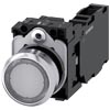 [3SU1150-0AB70-1FA0] SIEMENS/EP pulsador, 22 mm, redondo, metal, b (New)