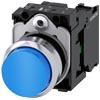 [3SU1150-0BB50-1BA0] SIEMENS/EP pulsador, 22 mm, redondo, metal, b (New)
