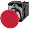 [3SU1150-1BA20-1CA0] SIEMENS/EP pulsador de seta, 22 mm, redondo,  (New)