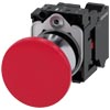 [3SU1150-1BA20-3CA0] SIEMENS/EP pulsador de seta, 22 mm, redondo,  (New)