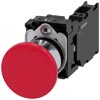 [3SU1150-1BA20-3FA0] SIEMENS/EP pulsador de seta, 22 mm, redondo,  (New)