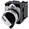 [3SU1150-2BF60-1BA0] SIEMENS/EP selector, iluminable, 22 mm, redon (New)