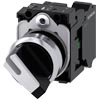 [3SU1150-2BF60-3BA0] SIEMENS/EP selector, iluminable, 22 mm, redon (New)