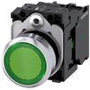 [3SU1152-0AB40-1BA0] SIEMENS/EP pulsador luminoso, 22 mm, redondo, (New)