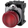[3SU1152-6AA20-1AA0] SIEMENS/EP lámpara de señalización, 22 mm, re (New)