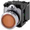 [3SU1153-0AB00-1BA0] SIEMENS/EP pulsador luminoso, 22 mm, redondo, (New)