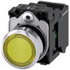 [3SU1153-0AB30-3BA0] SIEMENS/EP pulsador luminoso, 22 mm, redondo, (New)