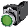 [3SU1153-0AB40-1FA0] SIEMENS/EP pulsador luminoso, 22 mm, redondo, (New)