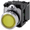 [3SU1156-0AB30-1BA0] SIEMENS/EP pulsador luminoso, 22 mm, redondo, (New)