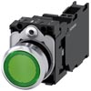 [3SU1156-0AB40-3FA0] SIEMENS/EP pulsador luminoso, 22 mm, redondo, (New)