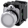 [3SU1156-0AB60-3BA0] SIEMENS/EP pulsador luminoso, 22 mm, redondo, (New)