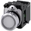 [3SU1156-0AB70-3BA0] SIEMENS/EP pulsador luminoso, 22 mm, redondo, (New)