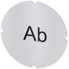 [3SU1900-0AB71-0AE0] SIEMENS/EP Placa insertable para pulsador lum (New)