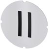 [3SU1900-0AB71-0QC0] SIEMENS/EP placa insertable para pulsador lum (New)