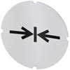 [3SU1900-0AB71-0RF0] SIEMENS/EP placa insertable para pulsador lum (New)