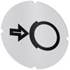[3SU1900-0AB71-0RH0] SIEMENS/EP placa insertable para pulsador lum (New)
