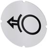 [3SU1900-0AB71-0RJ0] SIEMENS/EP placa insertable para pulsador lum (New)