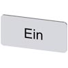[3SU1900-0AC81-0AB0] SIEMENS/EP Plaquita de identificación para ab (New)