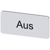 [3SU1900-0AC81-0AC0] SIEMENS/EP Plaquita de identificación para ab (New)