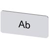 [3SU1900-0AC81-0AE0] SIEMENS/EP Plaquita de identificación para ab (New)