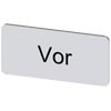 [3SU1900-0AC81-0AF0] SIEMENS/EP Plaquita de identificación para ab (New)