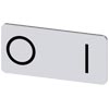 [3SU1900-0AC81-0QG0] SIEMENS/EP plaquita de identificación para ab (New)