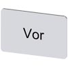 [3SU1900-0AD81-0AF0] SIEMENS/EP Plaquita de identificación para ab (New)