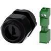 [3SU1900-0HF10-0AA0] SIEMENS/EP pasacables métrico M25 para cable  (New)