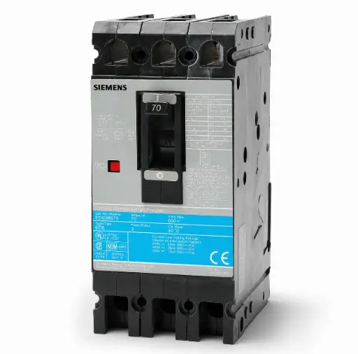 [MX2:ED63B100MX] SIEMENS/EP BREAKER ED6 MX 3P 100A 600VAC 18KA (New)