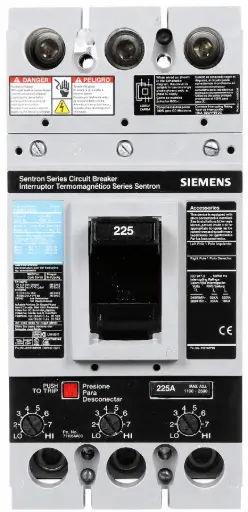 [US2:FXD63B225L] SIEMENS/EP DISYUNTOR FD 3P 225A 600V 22KA FX (New)