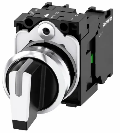 [3SU1150-2BL60-1NA0] SIEMENS/EP SELECTOR, ILUMINABLE, 22 MM, REDON (New)